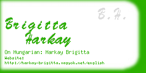 brigitta harkay business card
